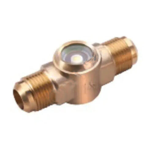 Стекло смотровое SGP с индикаторами влажности, со штуцерами под отбортовку НР-НР, Ридан