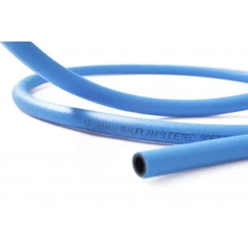 Шланг технический RAUFILAM SLIDETEC SOFT ПВХ, DN19, толщина стенки 3.7 мм, 20 бар, армированный, RAL 5015, бухта 50 м, Rehau 10290471001