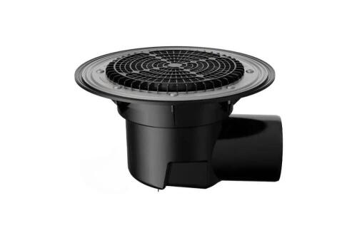 Воронка VD с плоским листвоуловителем с нержавеющим фланцем, Fachmann