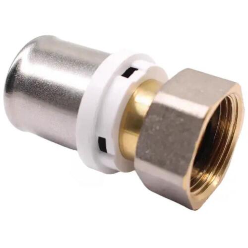 Пресс-фитинг муфта SOLID с накидной гайкой 26х1"мм, 3,0 мм, EPDM, пресс/резьба, K-Flex 86MLAE1A090600C