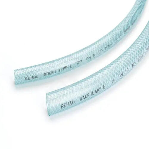 Шланг технический прозрачный RAUFILAM-E ПВХ, 19х3,5 мм, армированный, бухта 50 м, Rehau 10286321002