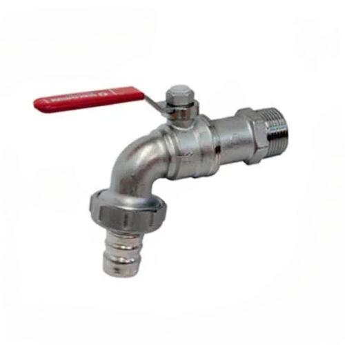 Шаровой кран латунный 1/2" НР, садовый, ручка-рычаг, Giacomini R621X003