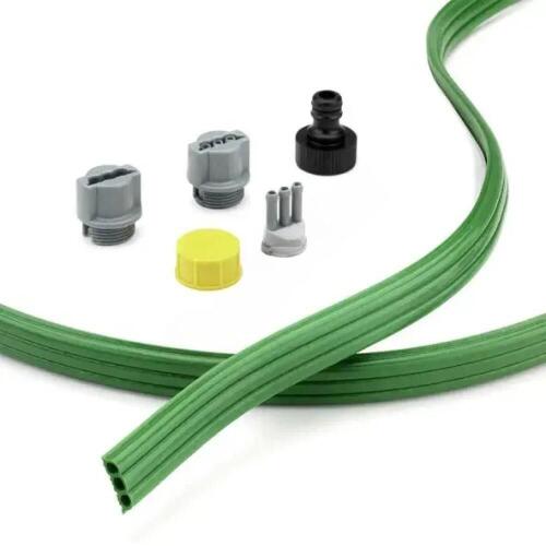 Шланг садовый поливочный Русалка с насадками, Rehau