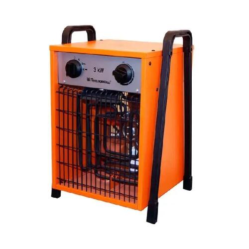 Тепловентилятор напольный 3 кВт, 220 В / 50 Гц, 470 м3/ч, 294х271х421 мм, Тепломаш КЭВ-ЗС41Е