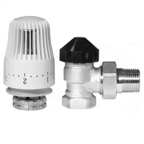 Комплект терморегулятора для двухтрубной системы отопления TR-N угловой и TR 84, Ридан